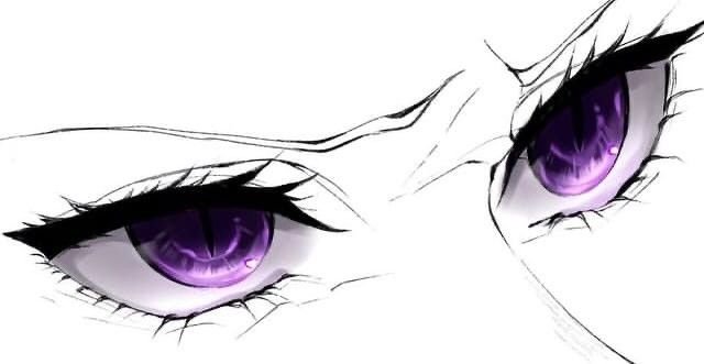 Ảnh mắt anime trong veo