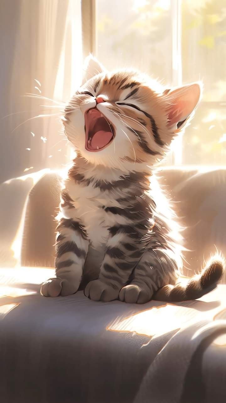 Ảnh mèo anime cực cute