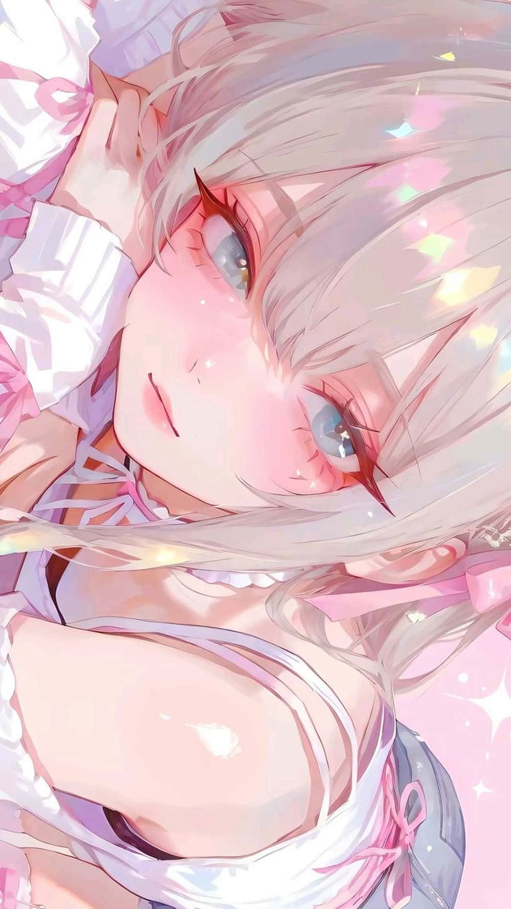 Hình nền anime nữ mộng mơ