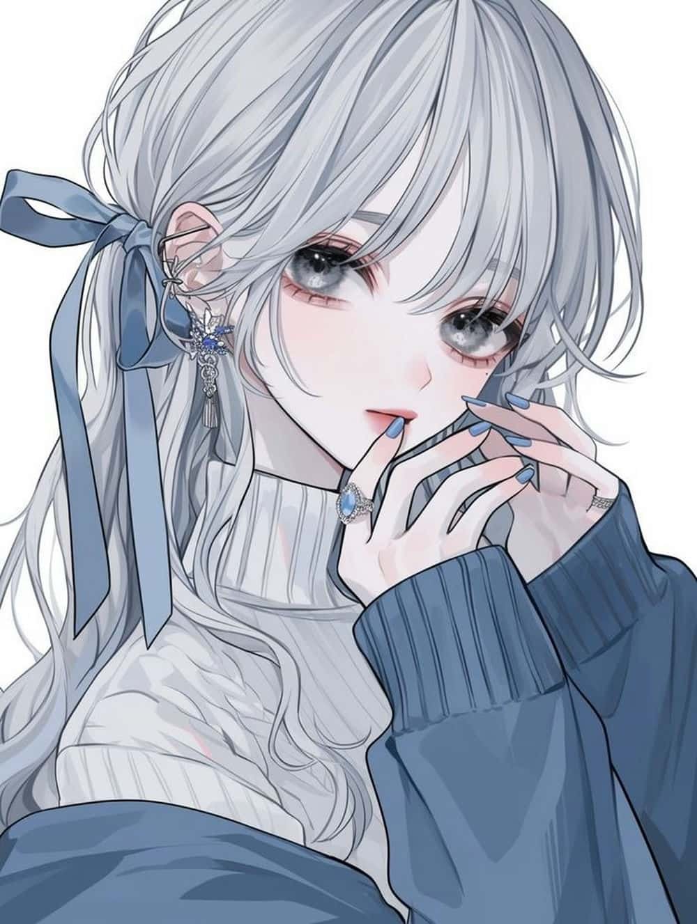 Hình nền anime nữ ngọt ngào