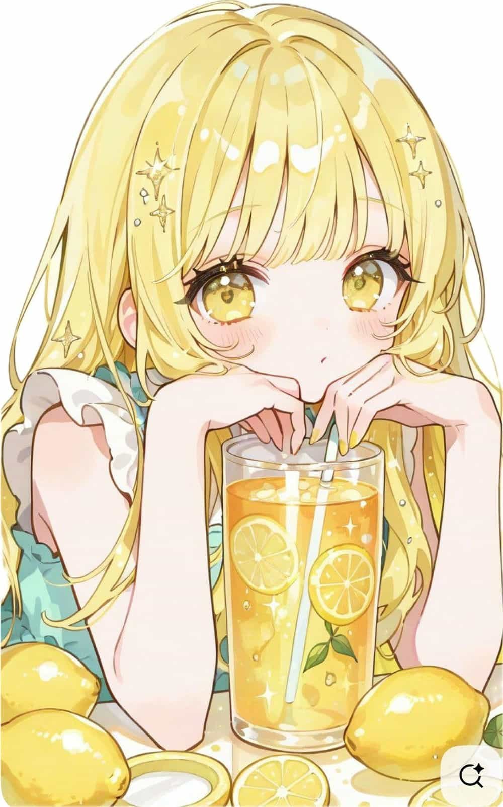 Hình nền anime nữ trong sáng