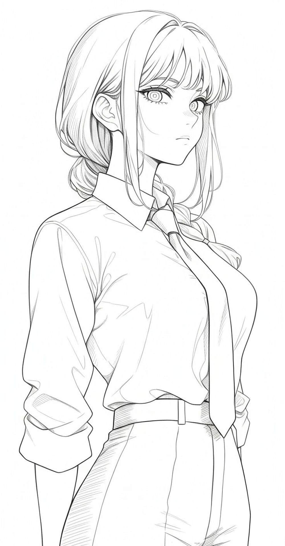 Tranh anime nét vẽ đẹp