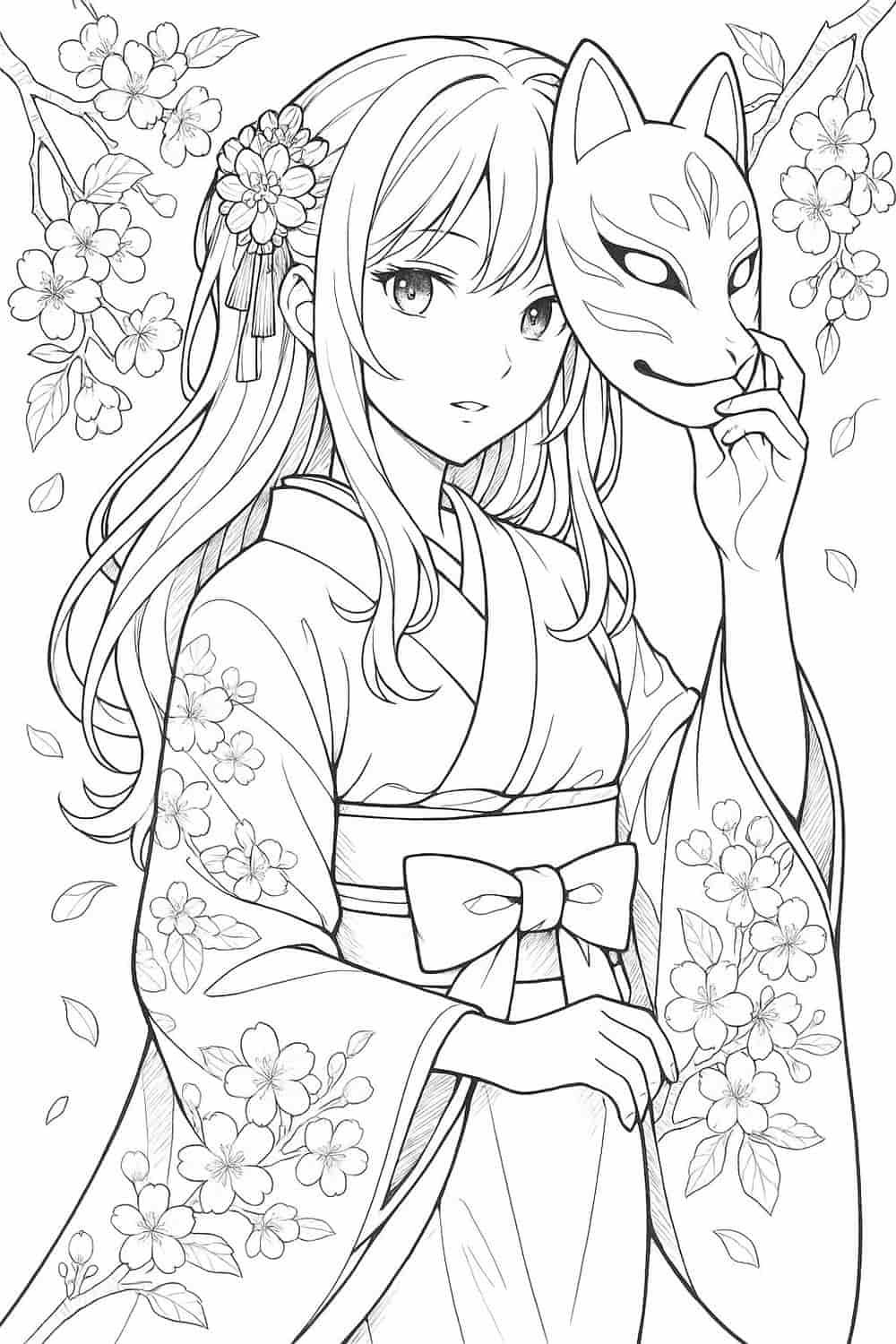 Tranh anime nhân vật chính