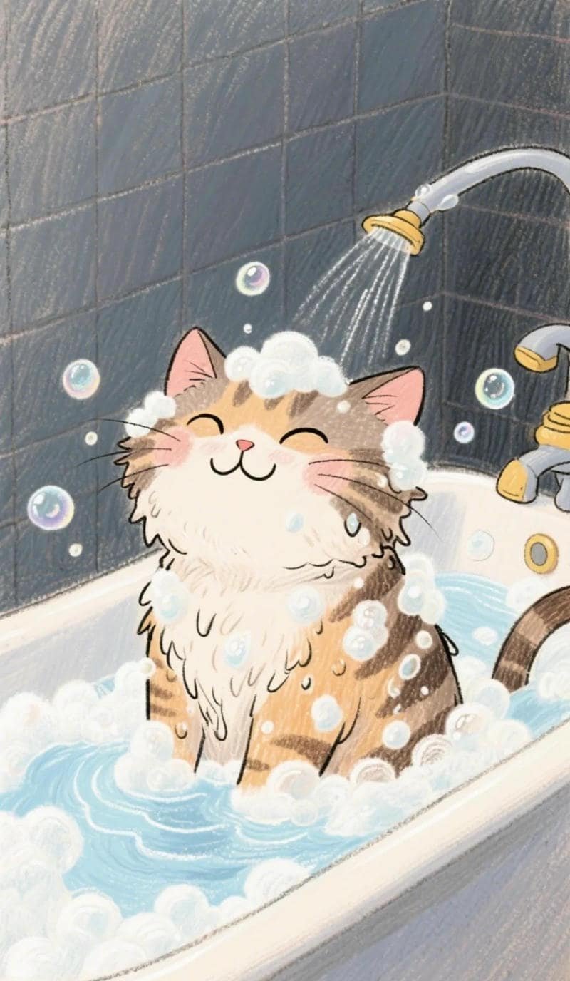 ảnh mèo anime đáng yêu