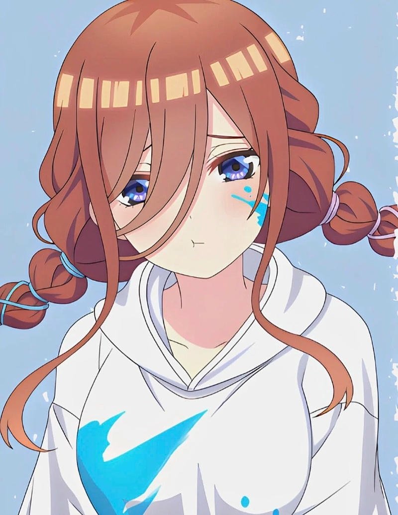 ảnh miku nakano dịu dàng