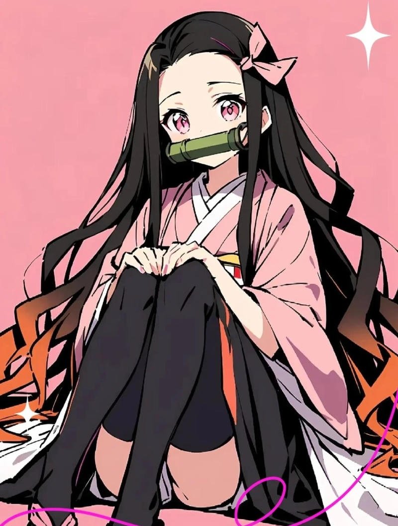 ảnh nezuko phong cách