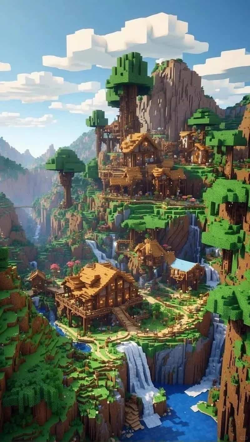 Album hình nền minecraft mới