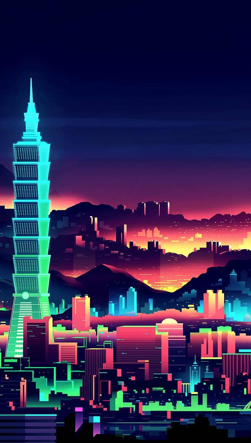 Album hình nền neon độc quyền