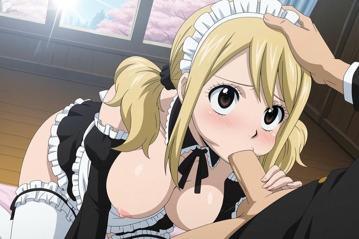 Ảnh hầu gái hentai khỏa thân, da trắng ướt mông tròn