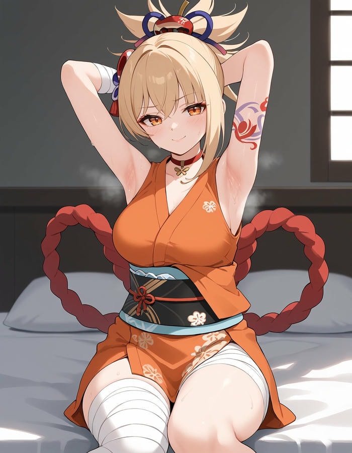 Ảnh hentai yoimiya lồn nứng vú bự thèm đụ