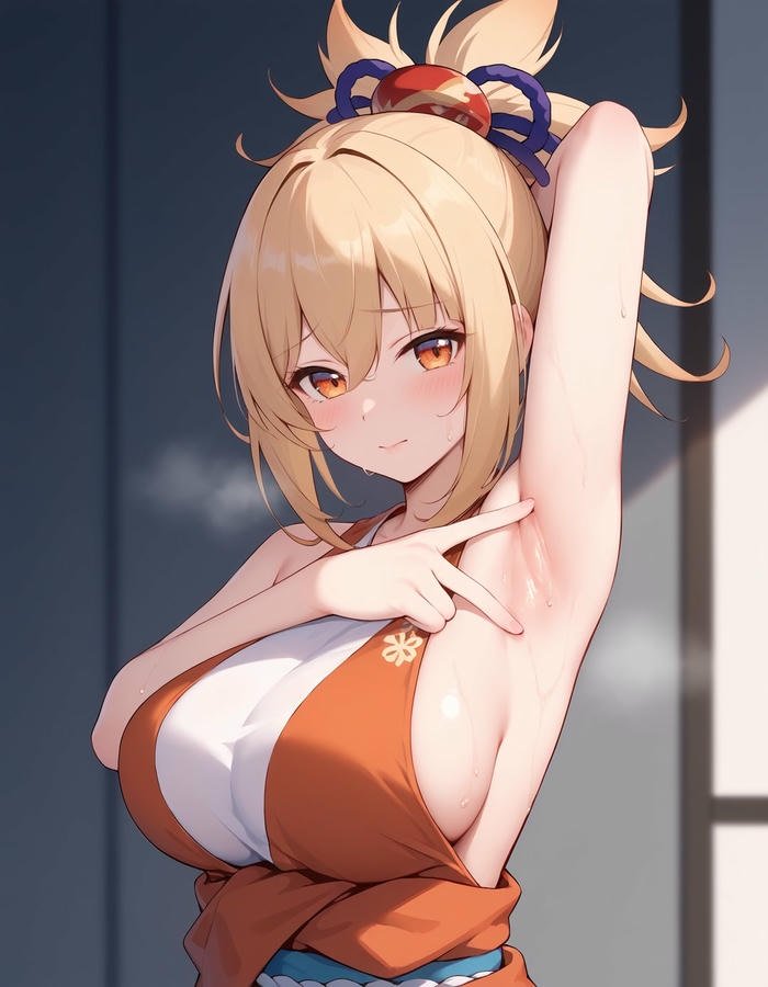 Ảnh hentai yoimiya vú to lồn dâm đãng cực mê