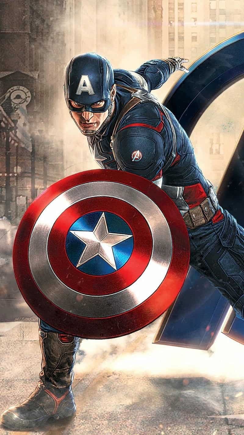 Ảnh hình nền caption america sắc nét