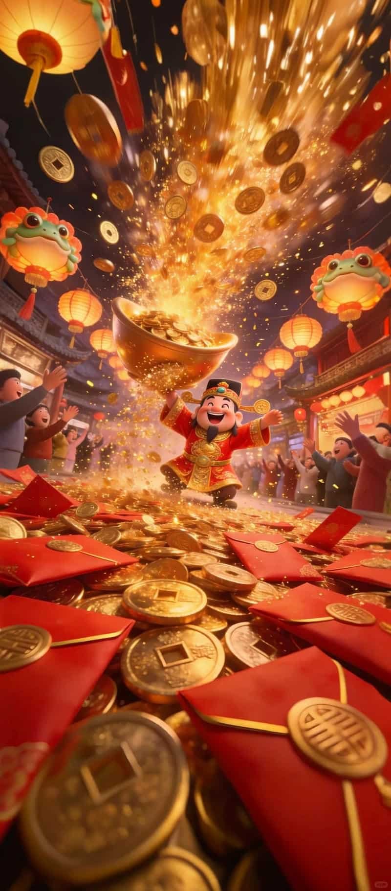 Ảnh hình nền thần tài sắc nét