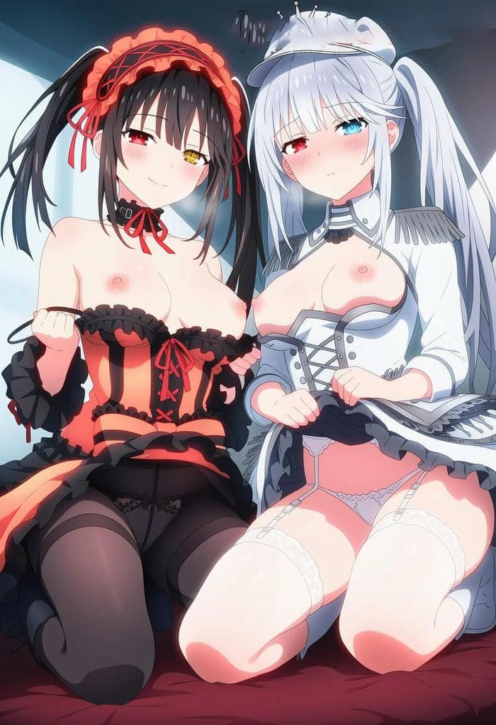 Ảnh kurumi hentai siêu dâm, mông cong lồn múp