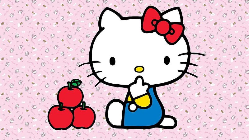 Bộ ảnh hình nền hello kitty miễn phí
