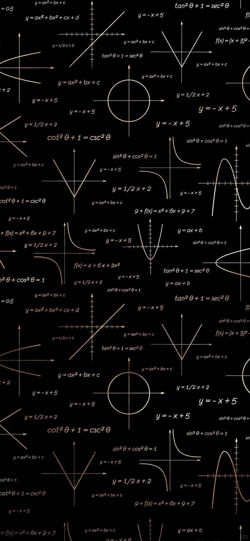 Bộ hình nền công thức toán học thu hút