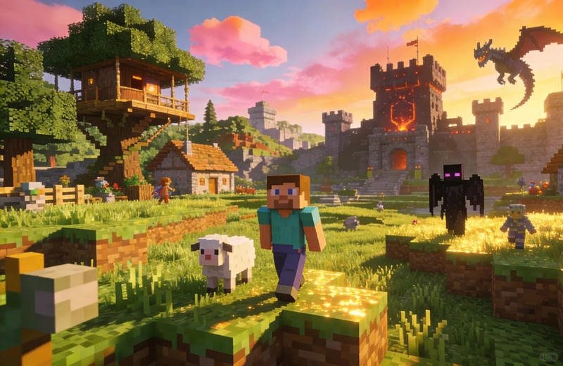 Bộ hình nền minecraft thu hút