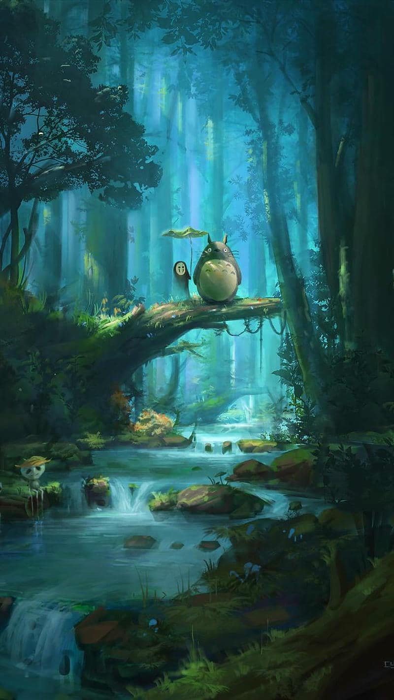 Bộ hình nền totoro thu hút
