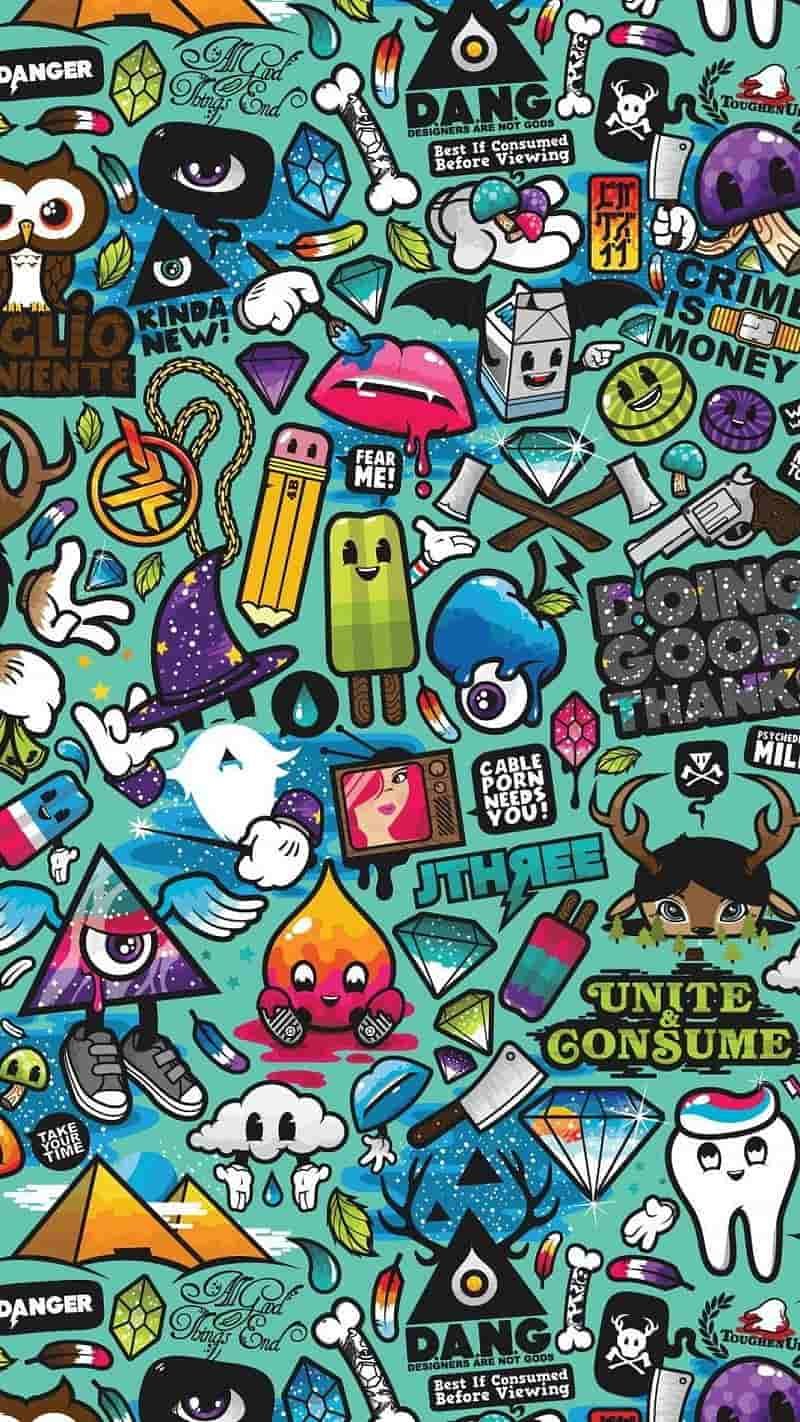 Bộ sưu tập hình nền graffiti đẹp nhất