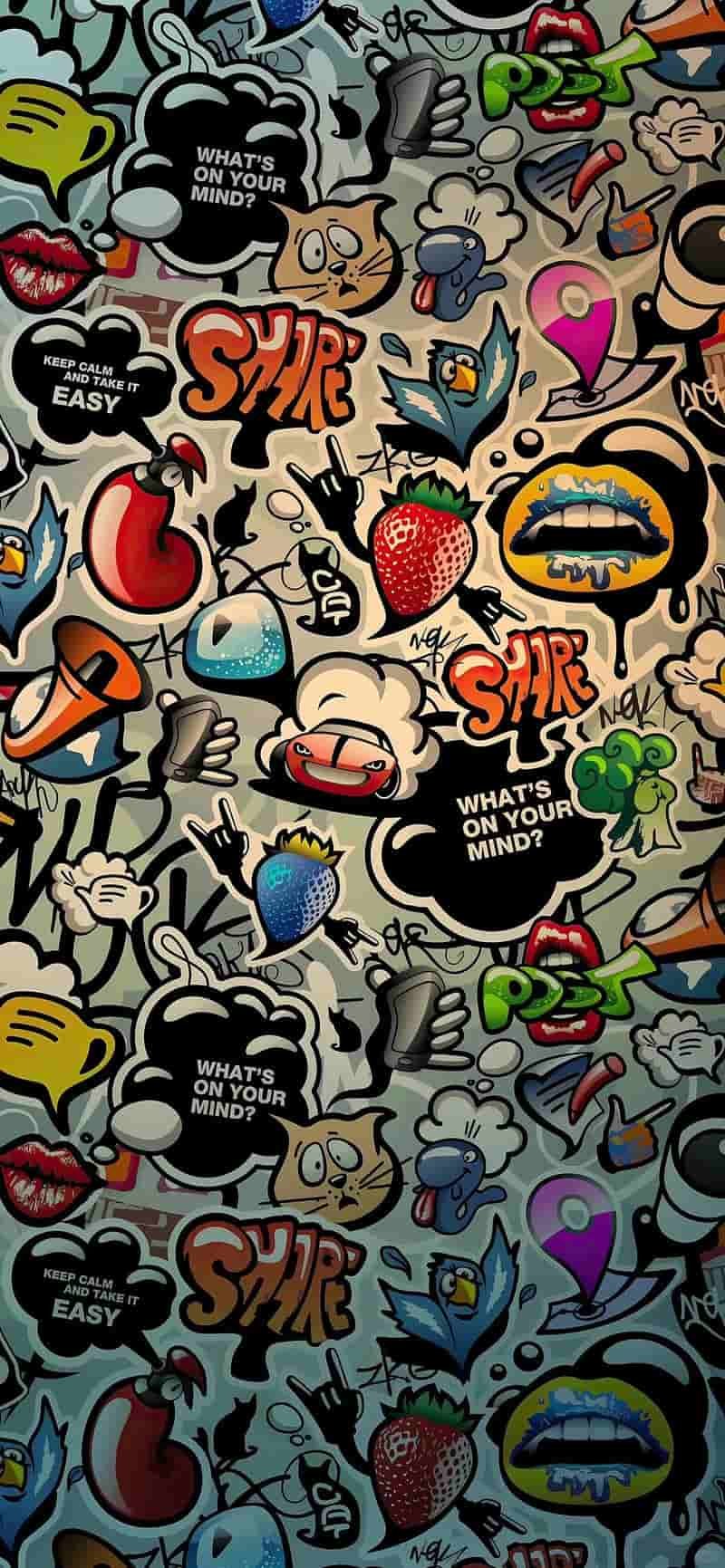 Bộ sưu tập hình nền graffiti đẹp