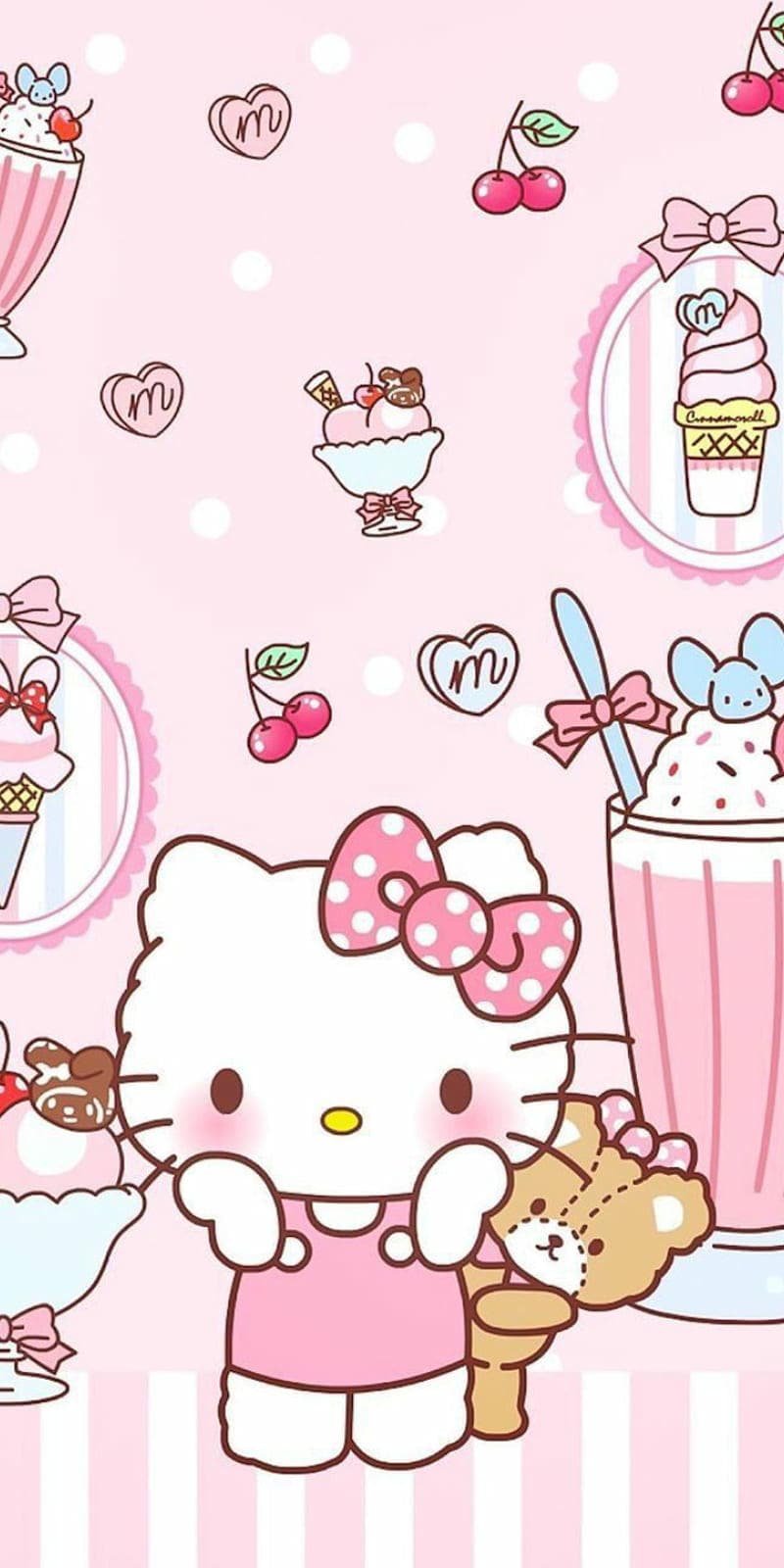 Bộ sưu tập hình nền hello kitty đẹp