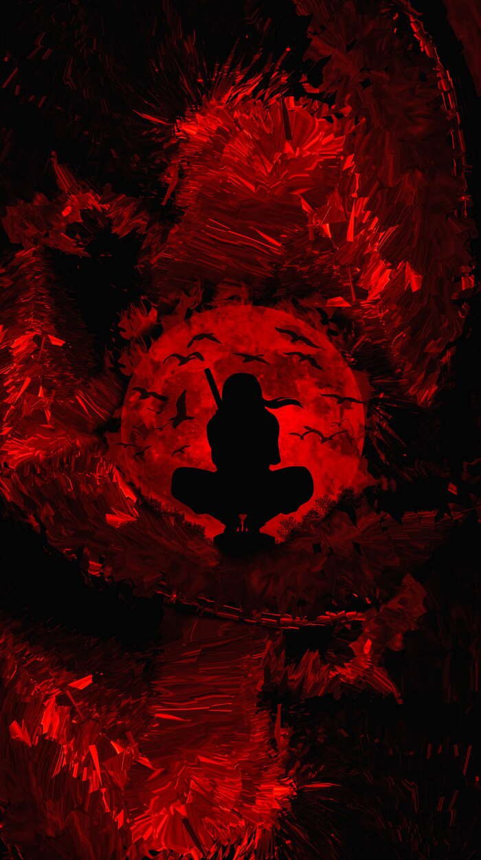 Hình nền Anime cool nền đỏ