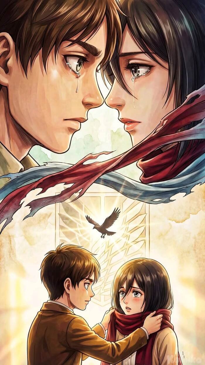 Hình nền Anime nam nữ buồn