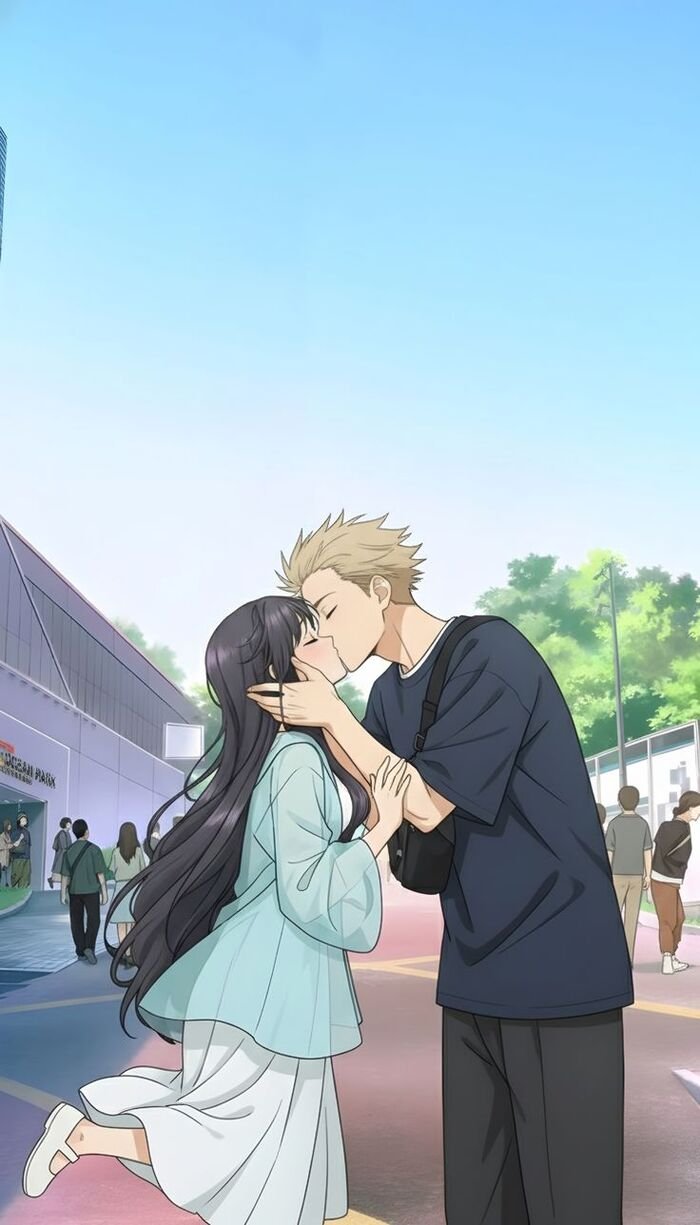 Hình nền Anime nam nữ đôi bạn