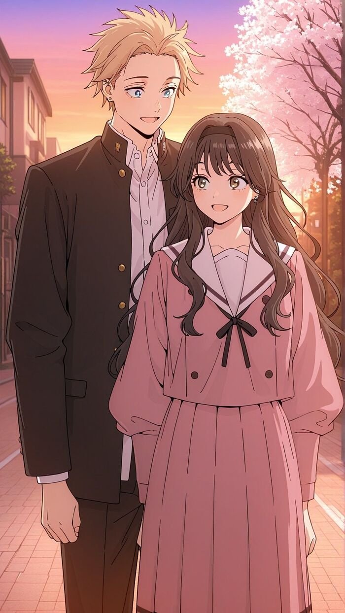 Hình nền Anime nam nữ phong cảnh đẹp