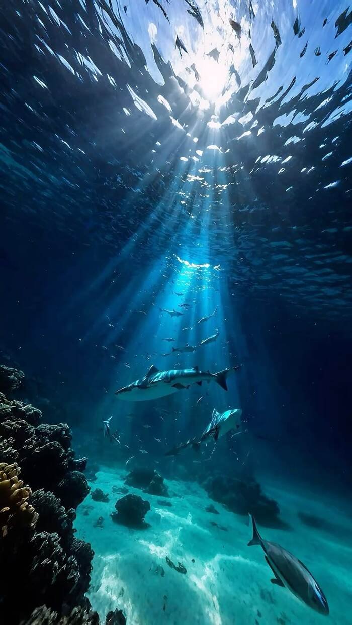 Hình nền Biển ban đêm buồn