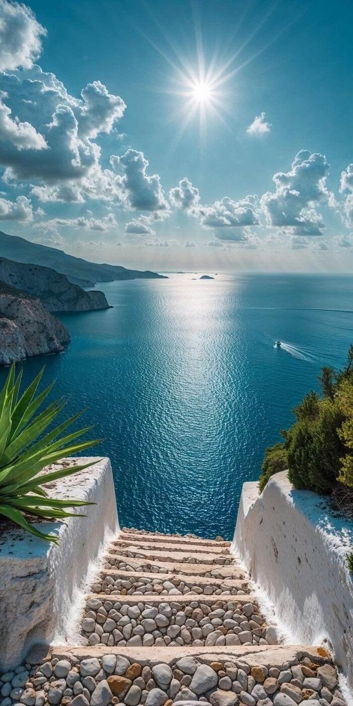 Hình nền Biển màu xanh ngọc mùa hè