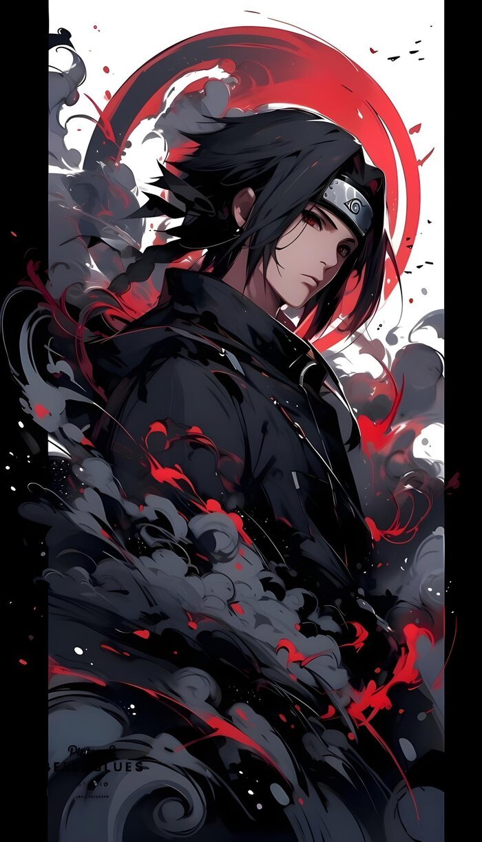 Hình nền Itachi nền tối