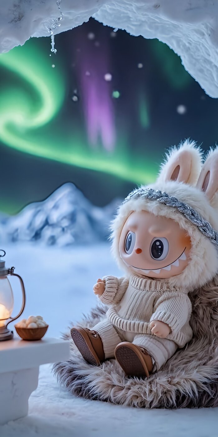 Hình nền Labubu nghệ thuật hd