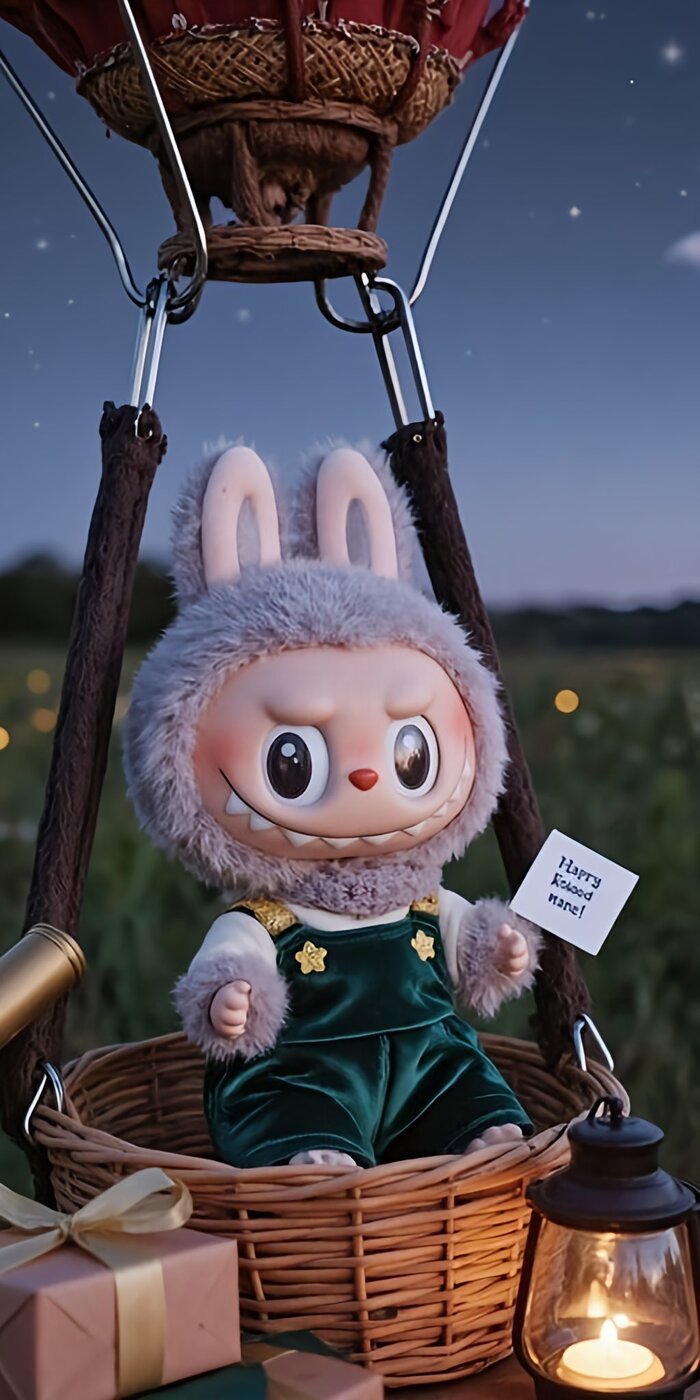 Hình nền Labubu phong cách Hàn Quốc