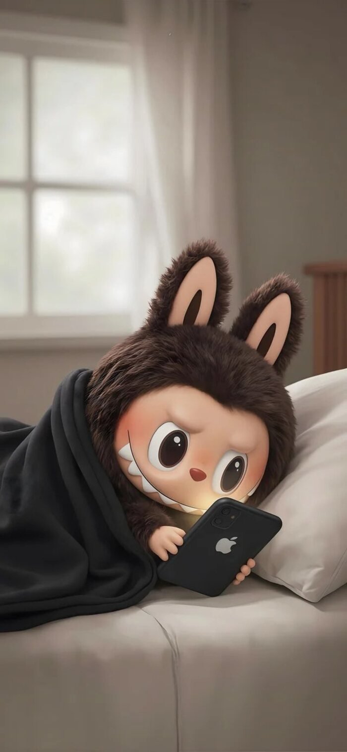 Hình nền Labubu tone sáng