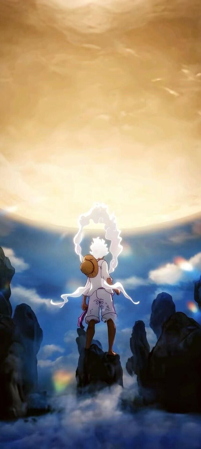 Hình nền Luffy ánh sáng đẹp ngầu