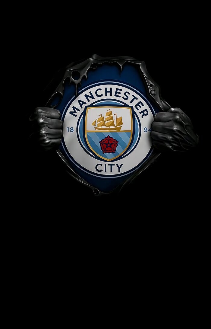 Hình nền Man City nền tối