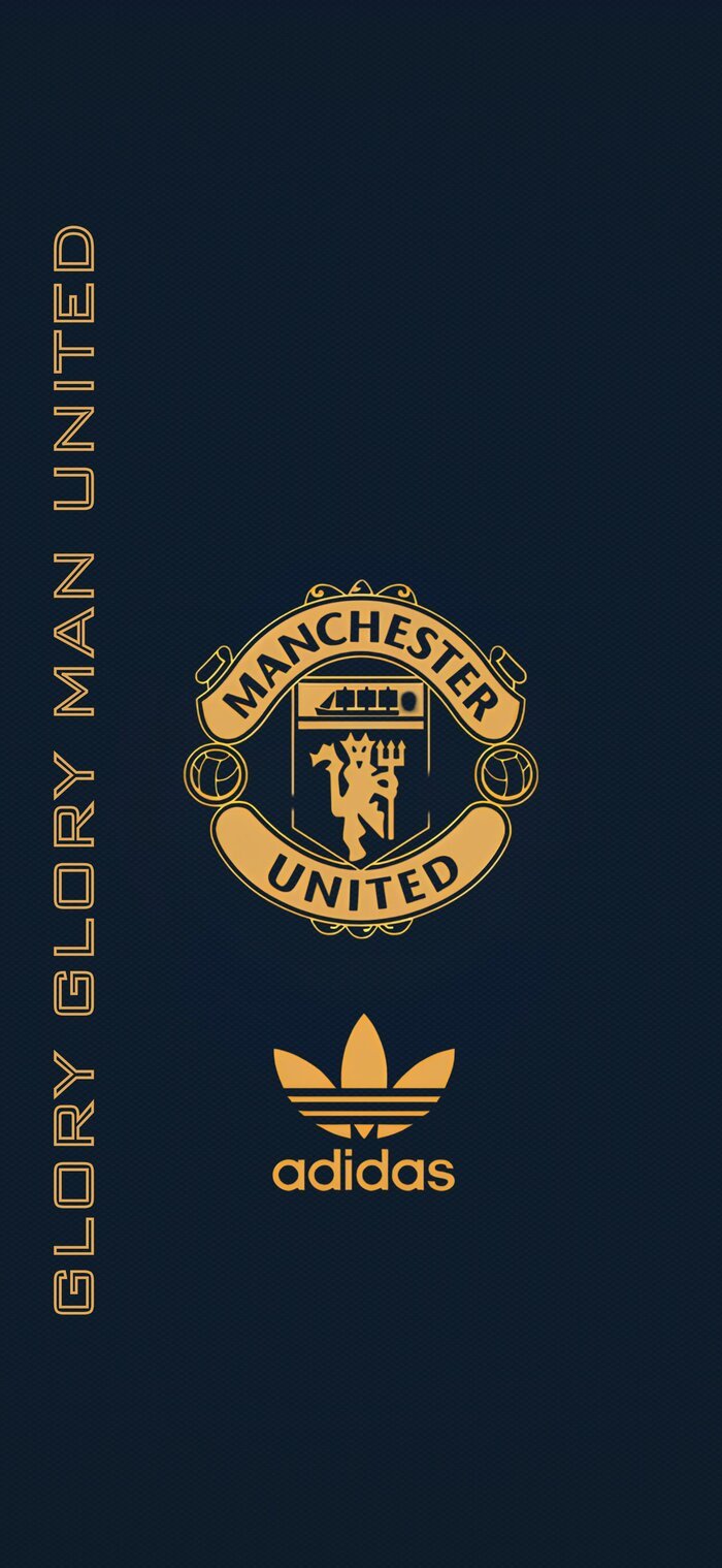 Hình nền Manchester United logo đen