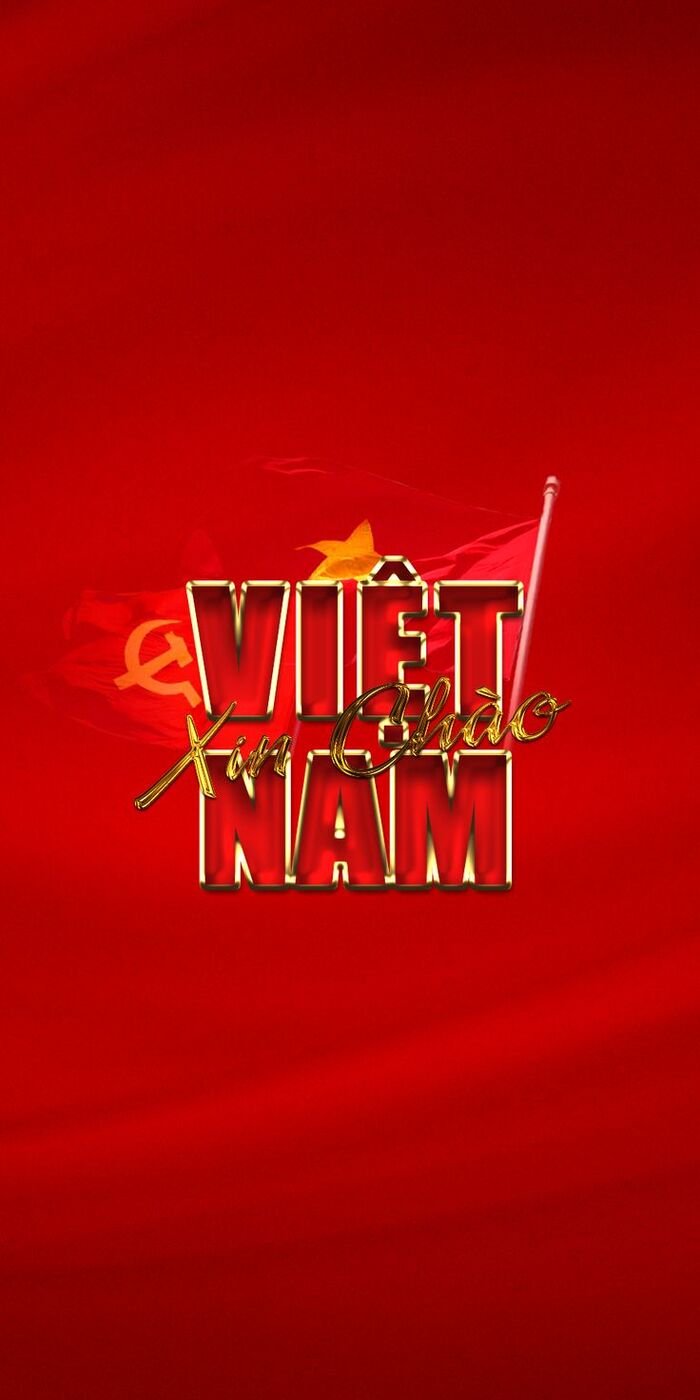Hình nền Việt Nam rực rỡ nền đỏ đẹp