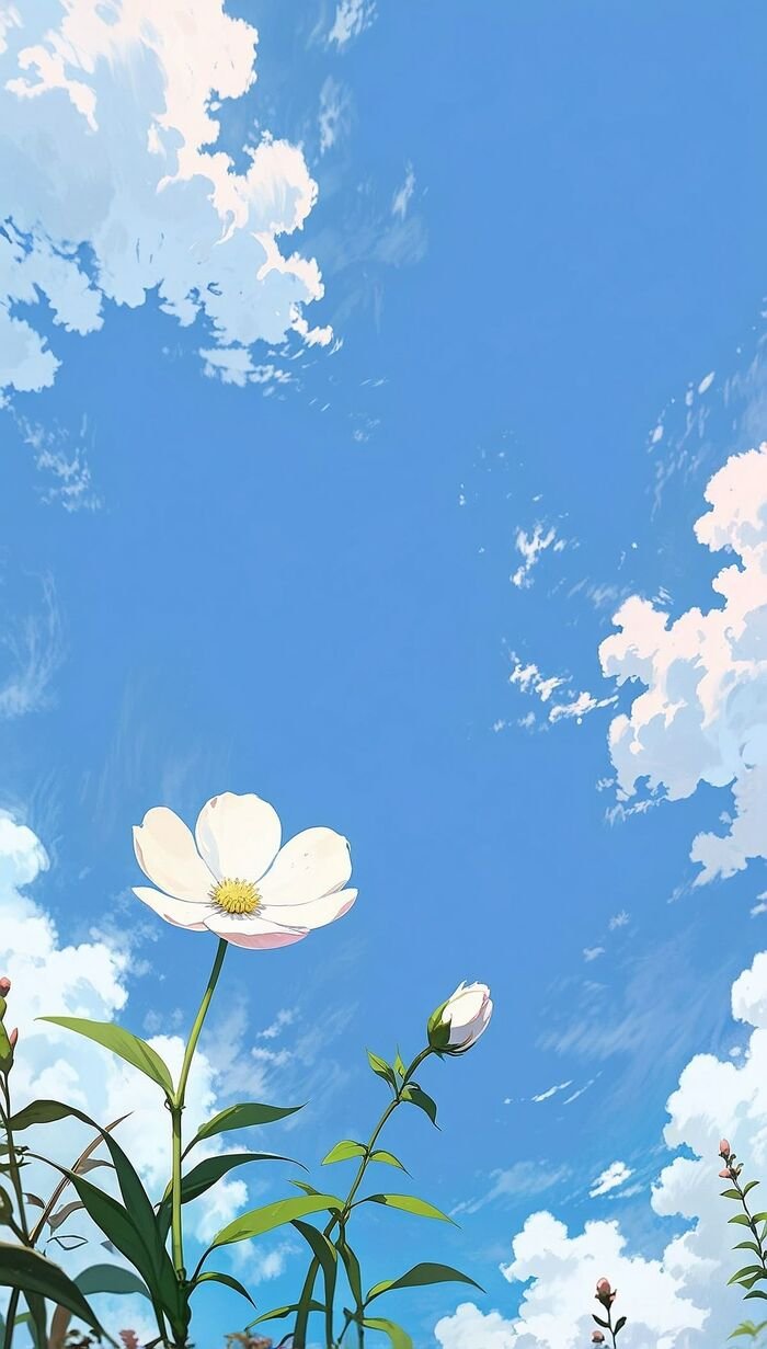 Hình nền bầu trời phong cảnh đẹp có mây