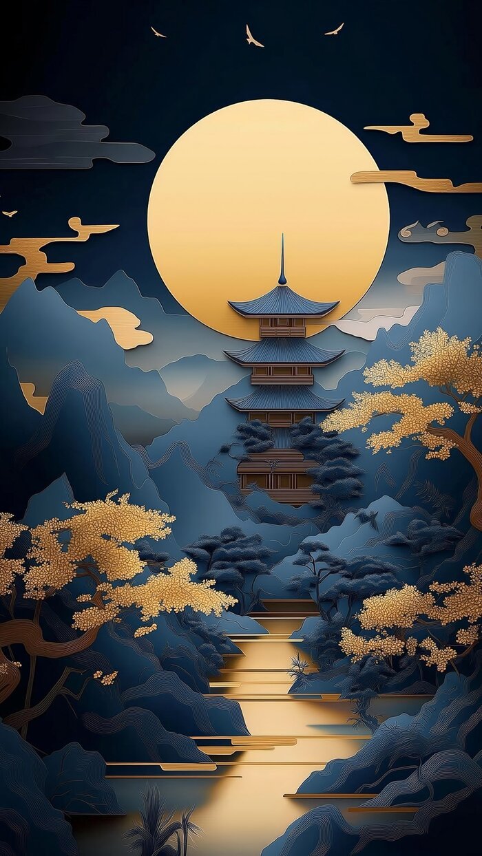 Hình nền mặc định phong cách hiện đại