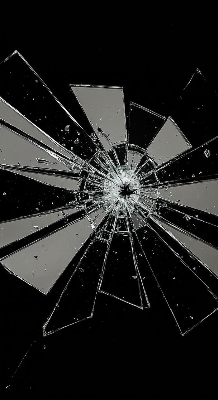 Hình nền màn hình vỡ ánh sáng phản chiếu