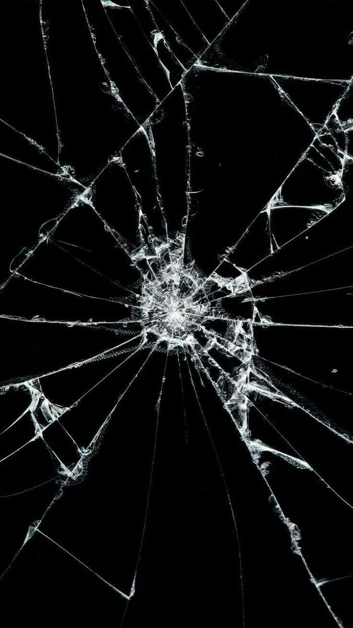 Hình nền màn hình vỡ hiệu ứng nứt giữa màn