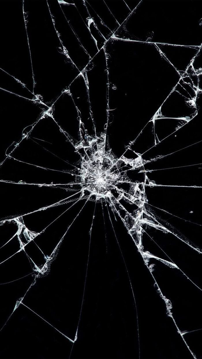 Hình nền màn hình vỡ hiệu ứng nứt góc