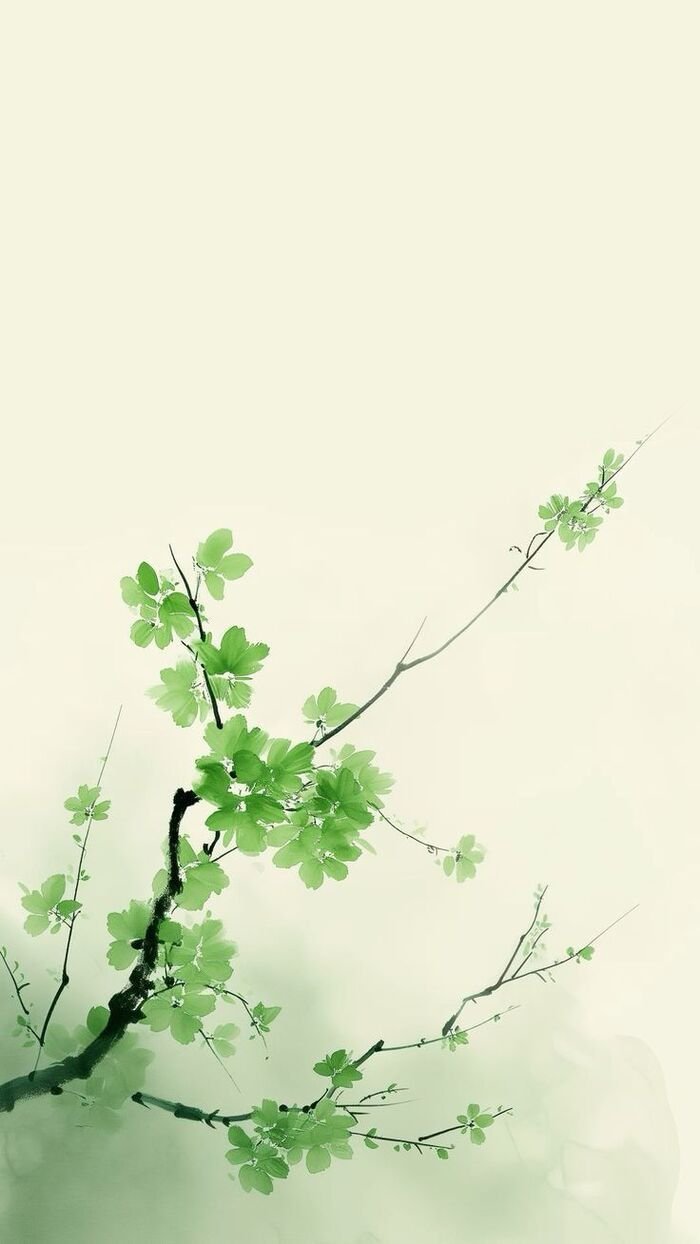 Hình nền may mắn cỏ 4 lá cute