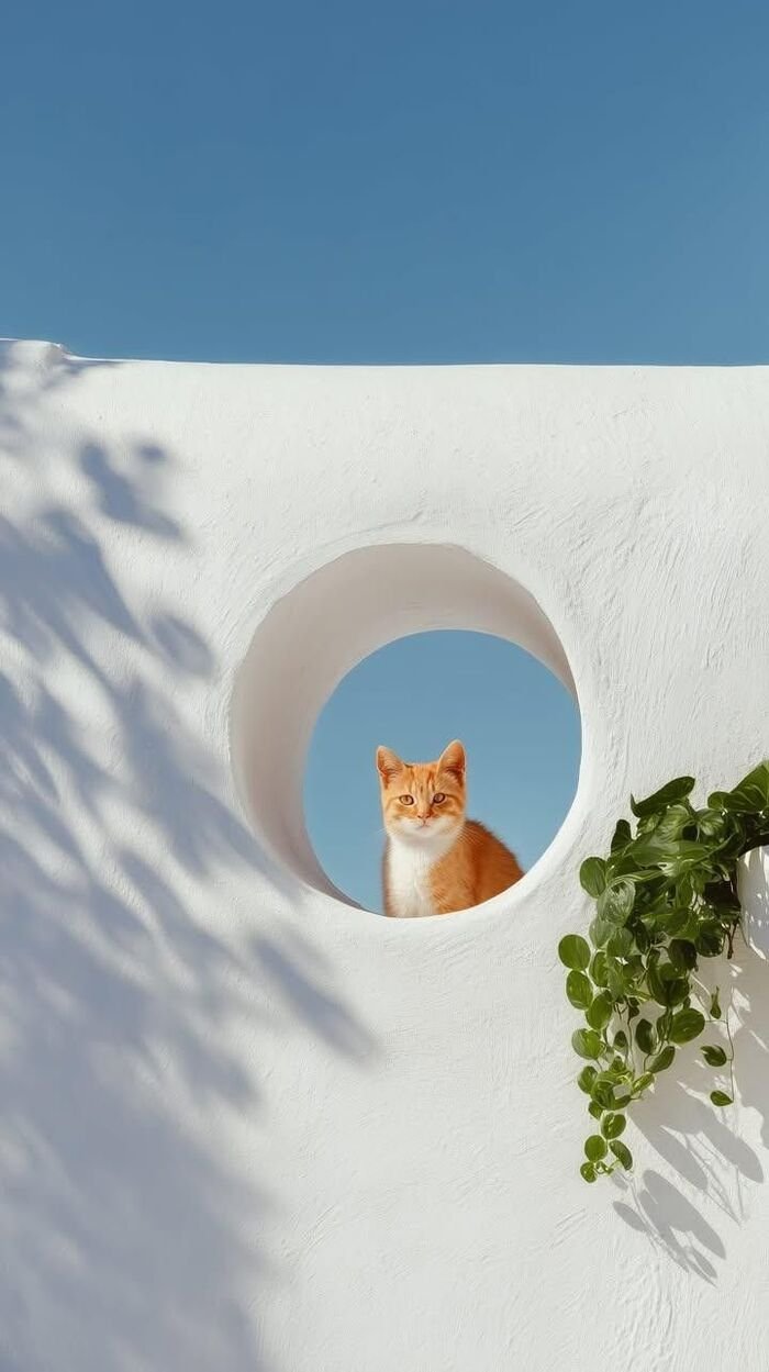 Hình nền may mắn full HD mèo