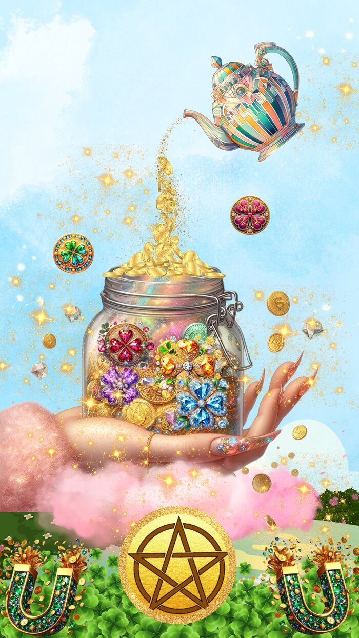 Hình nền may mắn năng lượng tích cực