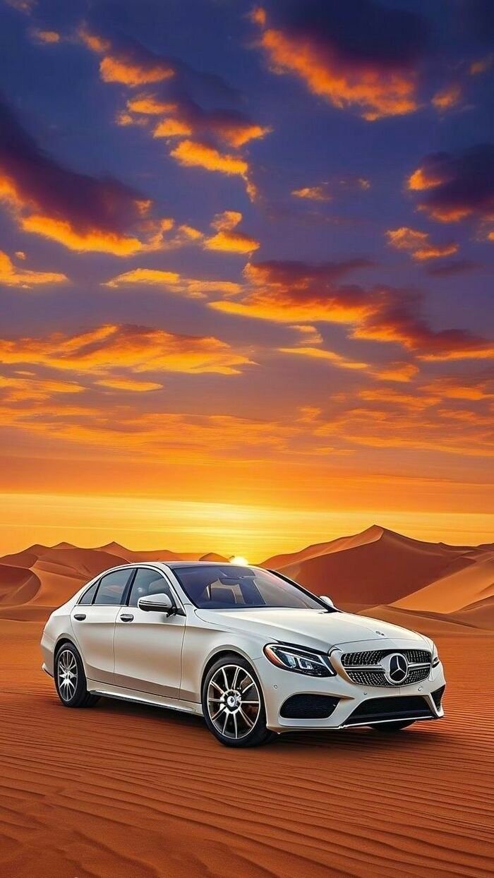 Hình nền siêu xe hoàng hôn