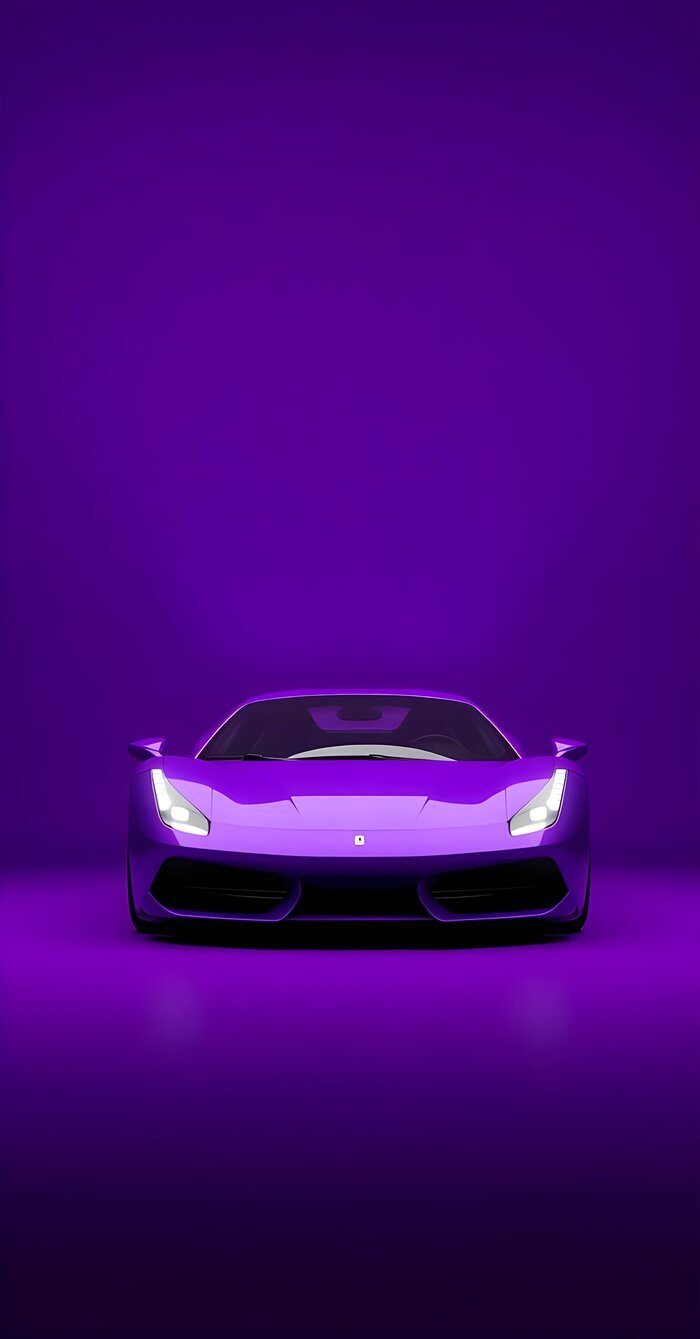 Hình nền siêu xe sắc nét nền tím