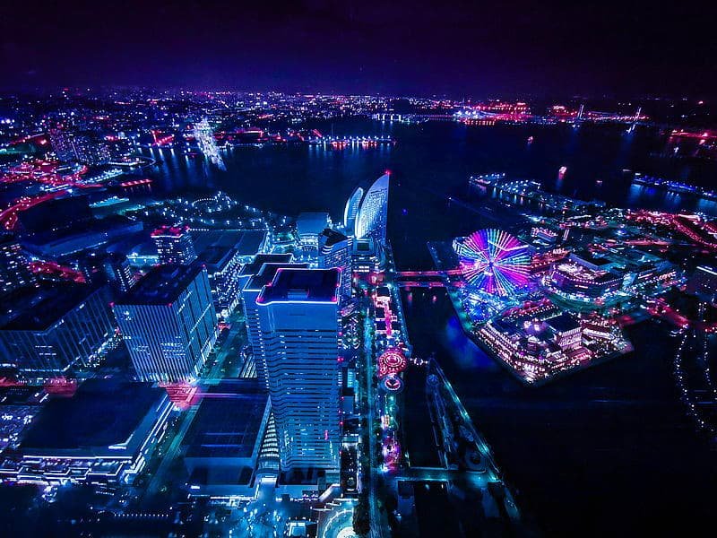 Khám phá kho hình nền thành phố neon mới nhất